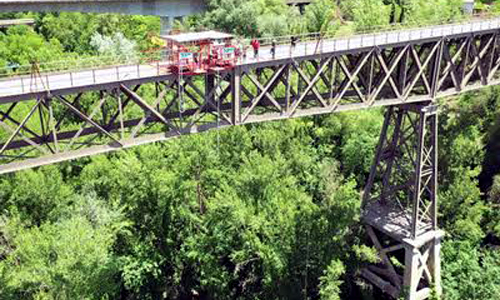 bungy jump in granada spain - turning point tour